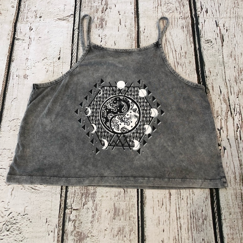 Crop Top - boho chic - size small (4)